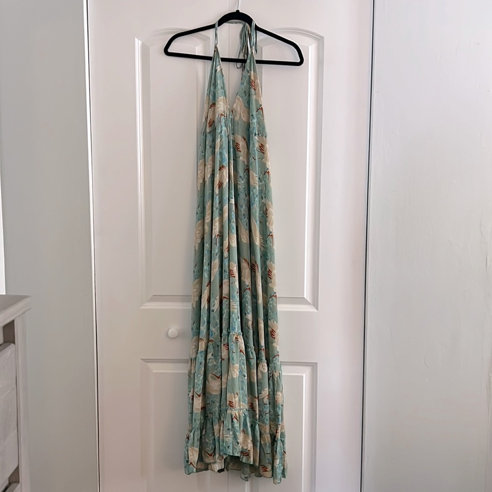 Beautiful Flowly Bird Sundress